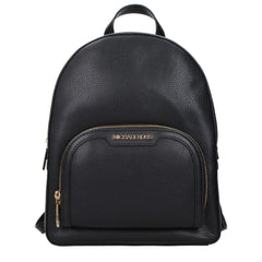 Michael Kors Black Leather Backpacks