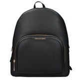 Michael Kors Black Leather Backpacks