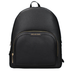 Michael Kors Black Leather Backpacks