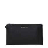 Michael Kors Black Leather Clutch Bags