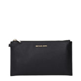 Michael Kors Black Leather Clutch Bags