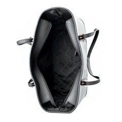 Michael Kors Black Leather Tote Bag