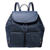 Michael Kors Blue Canvas Backpack