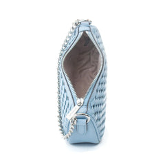 Michael Kors Blue Canvas Handbag