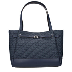Michael Kors Blue Fabric Shoulder Bags