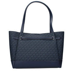 Michael Kors Blue Fabric Shoulder Bags