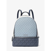 Michael Kors Blue Leather Backpack