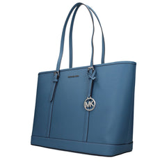 Τσάντα ώμου Michael Kors μπλε δέρμα