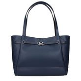 Michael Kors Blue Leather Shoulder Bags