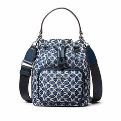 Michael Kors Blue Nylon Backet Bag