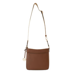 Michael Kors Brown Canvas Crossbody Bag