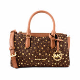 Michael Kors Brown Canvas Handbag
