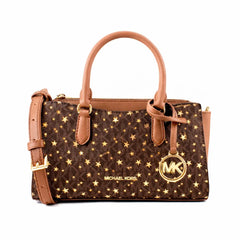 Michael Kors Brown Canvas Handbag
