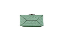 Michael Kors Cece Small Sea Green Signature PVC Convertible Flap Crossbody Bag - Cross Body Bags