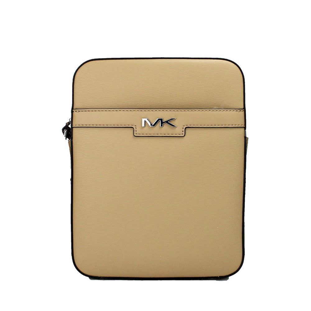 Michael Kors Cooper Medium Camel Crossgrain Leather Flight Crossbody Bag - Cross Body Bags