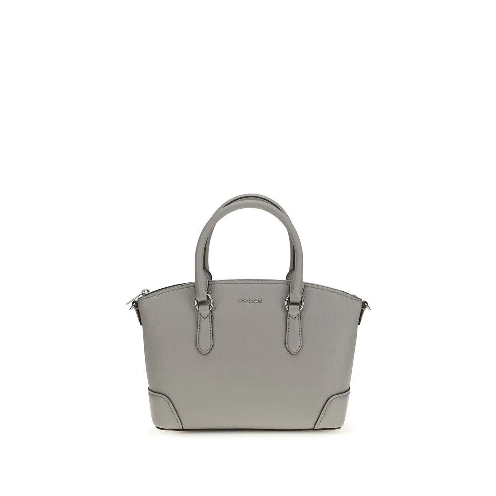 Michael Kors Gray Calf Leather Bos Taurus Shoulder Bag - Shoulder Bags
