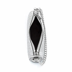 Michael Kors Gray Canvas Shoulder Bag