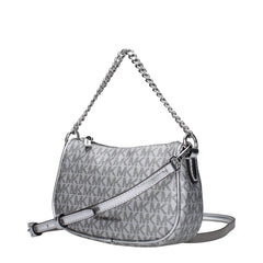 Michael Kors Gray Fabric Handbag - Shoulder Bags