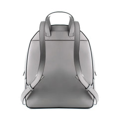 Michael Kors Gray Leather Backpack