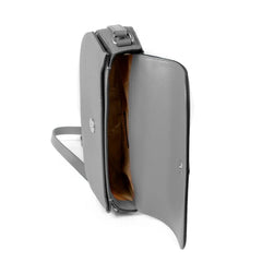 Michael Kors Gray Leather Crossbody Bag