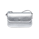 Michael Kors Gray Leather Shoulder Bag