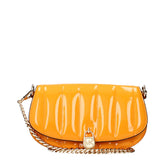 Michael Kors Orange Leather Crossbody Bags