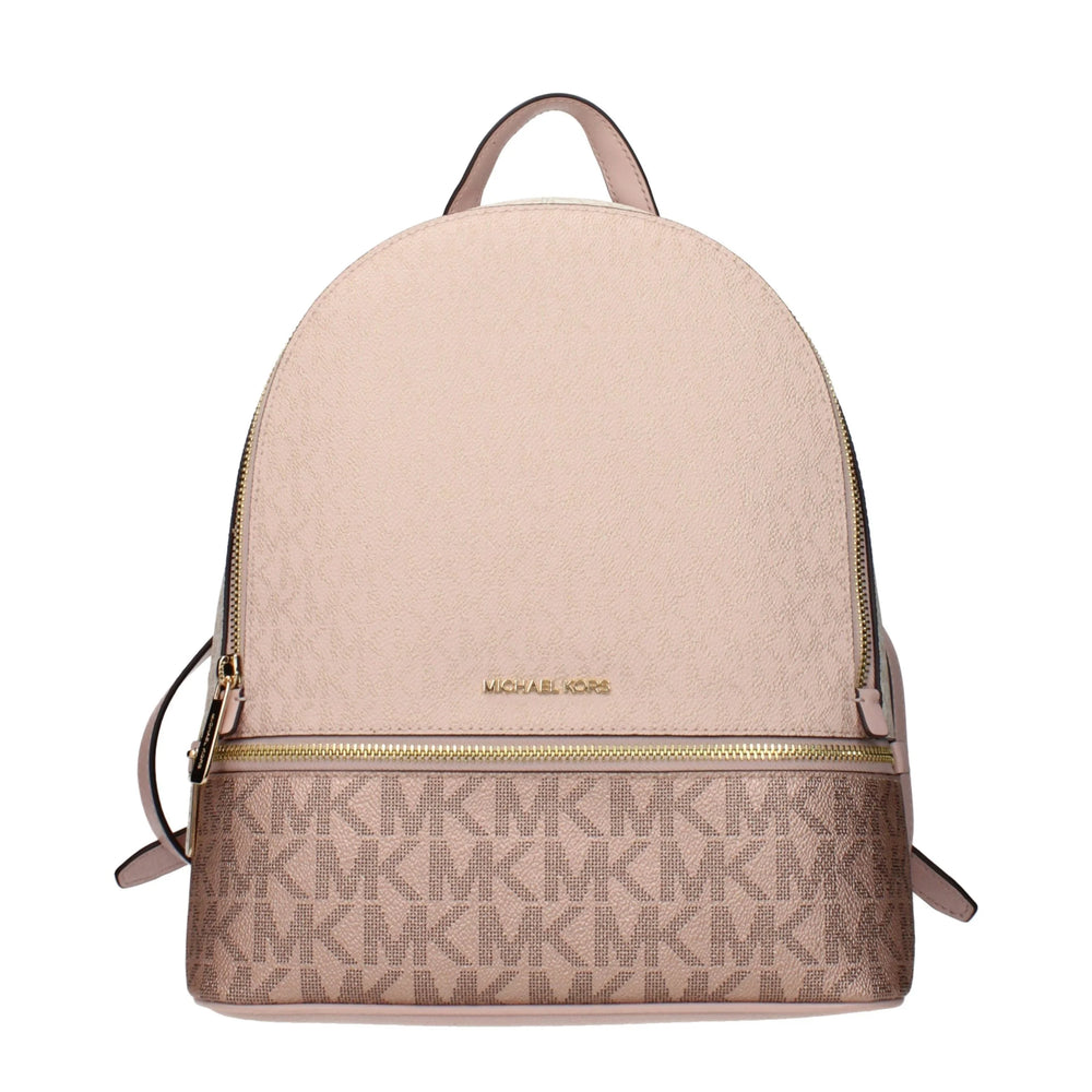 Michael Kors Pink Fabric Backpack