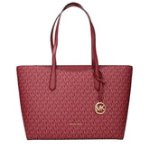Michael Kors Red Fabric Shoulder Bag