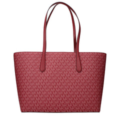 Michael Kors Red Fabric Shoulder Bag