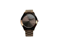 Michael Kors Slim Runway Brown Stainless Steel Watch MK3418 NO BOX - Watches