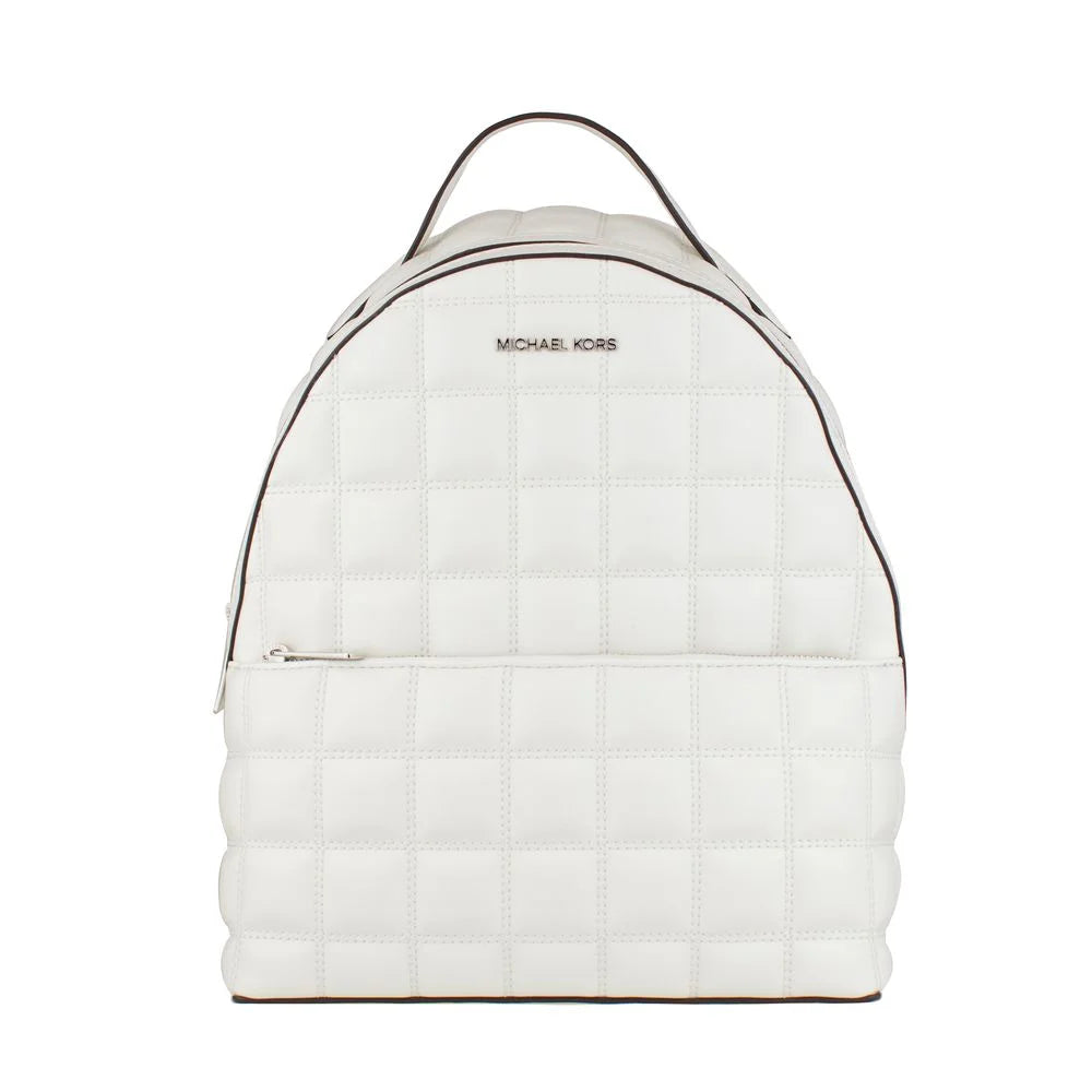 Michael Kors White Artificial Leather Backpack