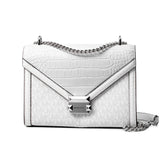 Michael Kors White Canvas Crossbody Bag