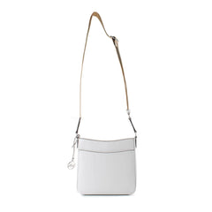 Michael Kors White Canvas Shoulder Bag