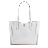 Michael Kors White Canvas Tote Bag