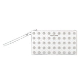 Michael Kors White Leather Clutch Bag