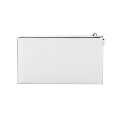 Michael Kors White Leather Clutch Bag