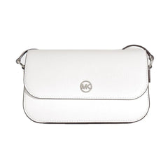 Michael Kors White Leather Crossbody Bag