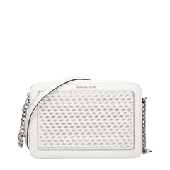 Michael Kors White Leather Crossbody Bags