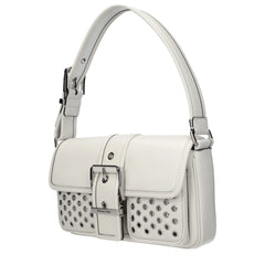 Michael Kors White Leather Shoulder Bag