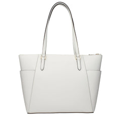 Michael Kors White Leather Shoulder Bag