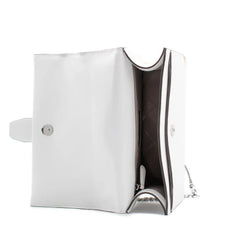 Michael Kors White Leather Shoulder Bag
