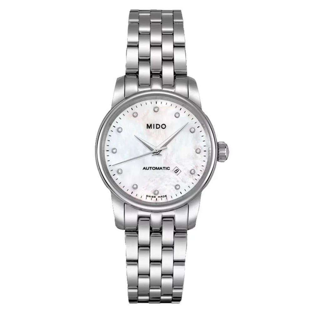 MIDO Gray Stainless Steel Dress Watch