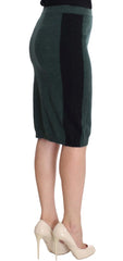 MILA SCHÖN Green Wool Blend Pencil Skirt - IT42|M - Skirts