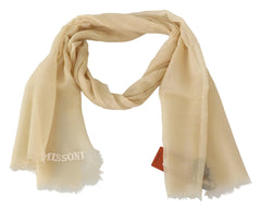 Missoni Beige Cashmere Unisex Neck Scarf - Scarves & Shawls