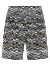 Missoni Bicolor Cotton Bermuda Shorts - XL