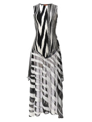 Missoni Bicolor Viscose Bodysuit - IT40