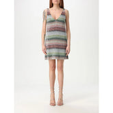 Missoni Bicolor Viscose Cocktail Dress - EU40