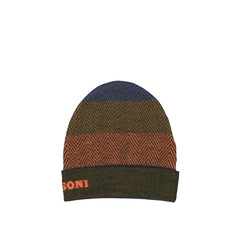 Missoni Bicolor Wool Beanie - UNI