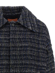 Missoni Blue Viscose Coat - M