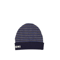 Missoni Blue Wool Beanie - UNI